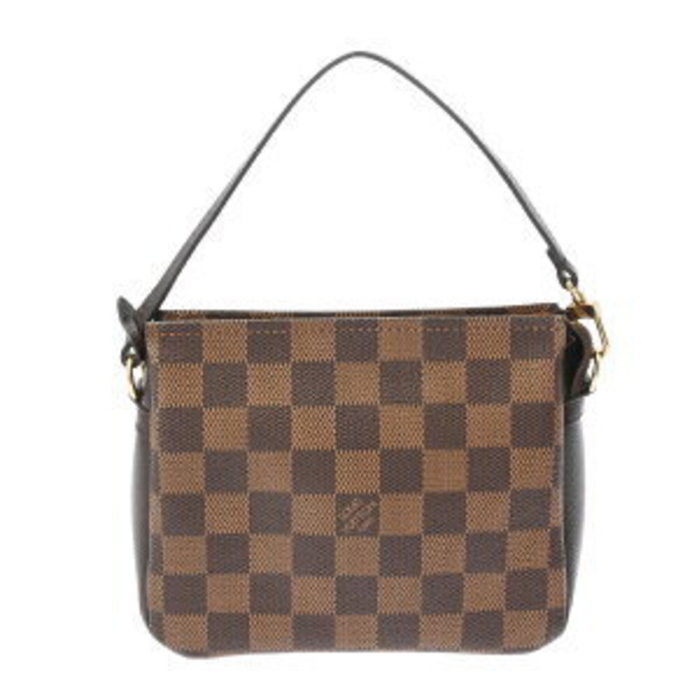 Louis Vuitton Damier Trousse Makeup Brown Canvas Accessory Pouch